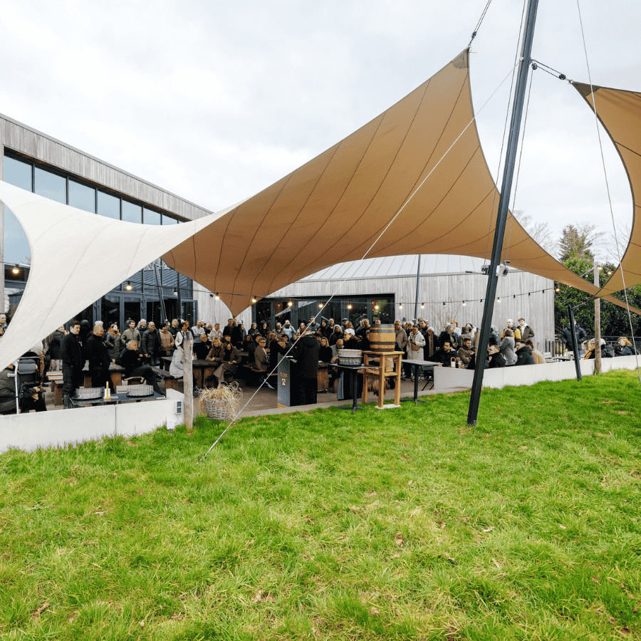 Bokbierfestival terras Alfa Brouwerijcafé