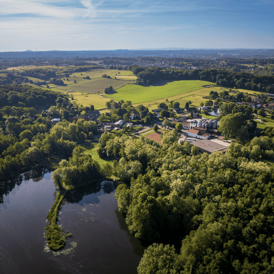 Natuurrijke omgeving gasterij Alfa Brouwerijcafé Mulderplas en Thullerbos