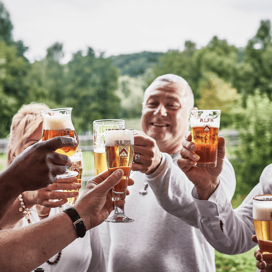 drankje doen terras Alfa Brouwerijcafé borrel bier terras