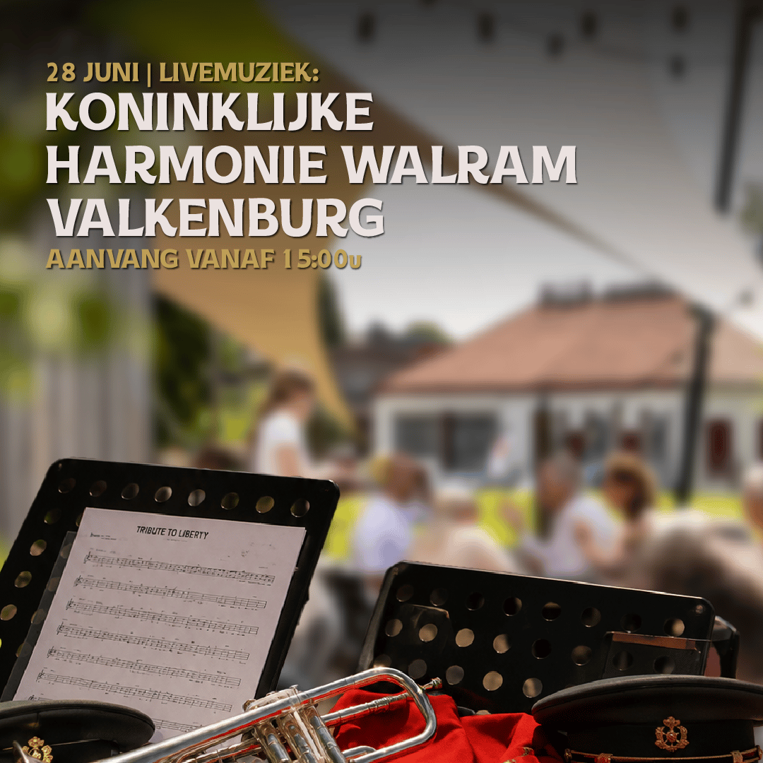 Live muziek harmonie Walram Valkenburg bij Alfa Brouwerijcafé